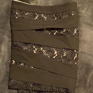 🖤 B€B€🖤 black crochet lace mini skirt